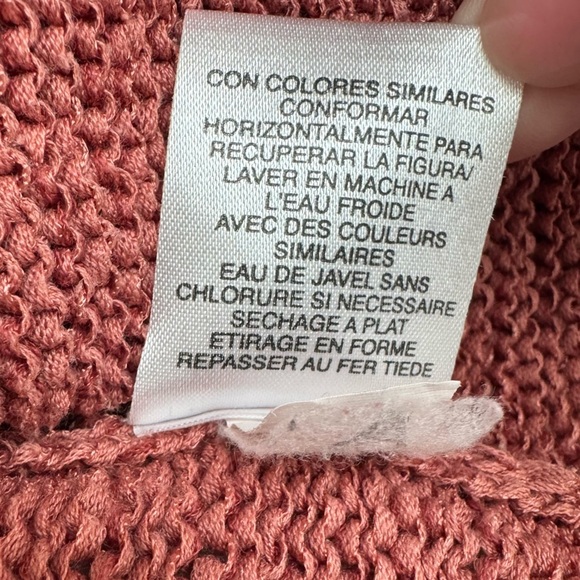 Sigrid Olsen Coral Open-Front Two Pockets Cardigan Size Medium - Picture 7 of 12